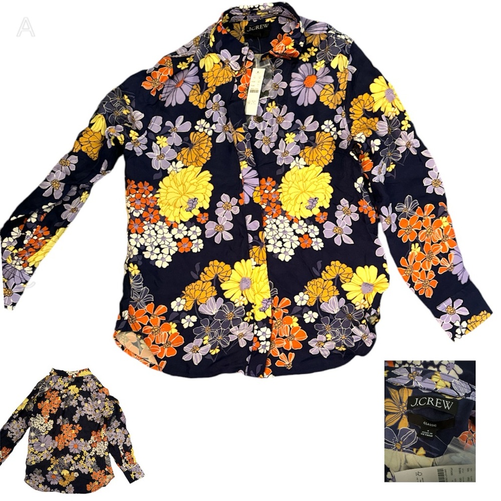 J. Crew floral long sleeve